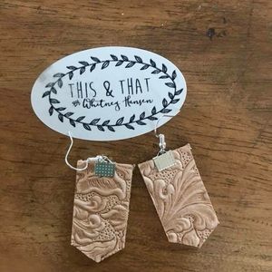 Handmade Leather Earrings